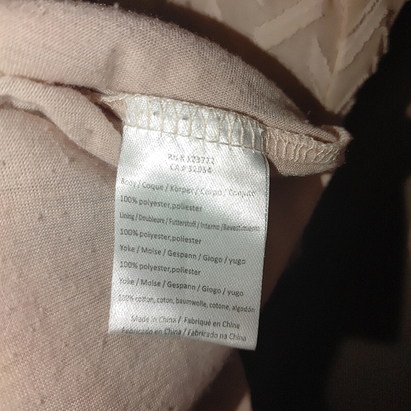 OS Beige Dress with Lace Detailing And Tassels, Size S - Picture 4 of 8